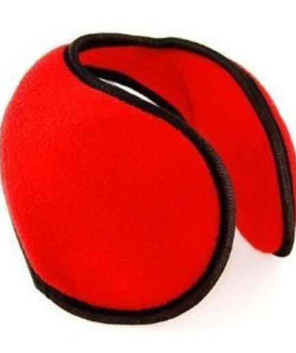 Copriorecchie Rosso (Scaldaorecchie) Unisex - Taglia Unica Circa 54-63 Cm