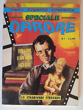Dario Argento Presenta Speciale Orrore n. 1 Lo Stradivari Stregato 1991 (Prodotto Usato)