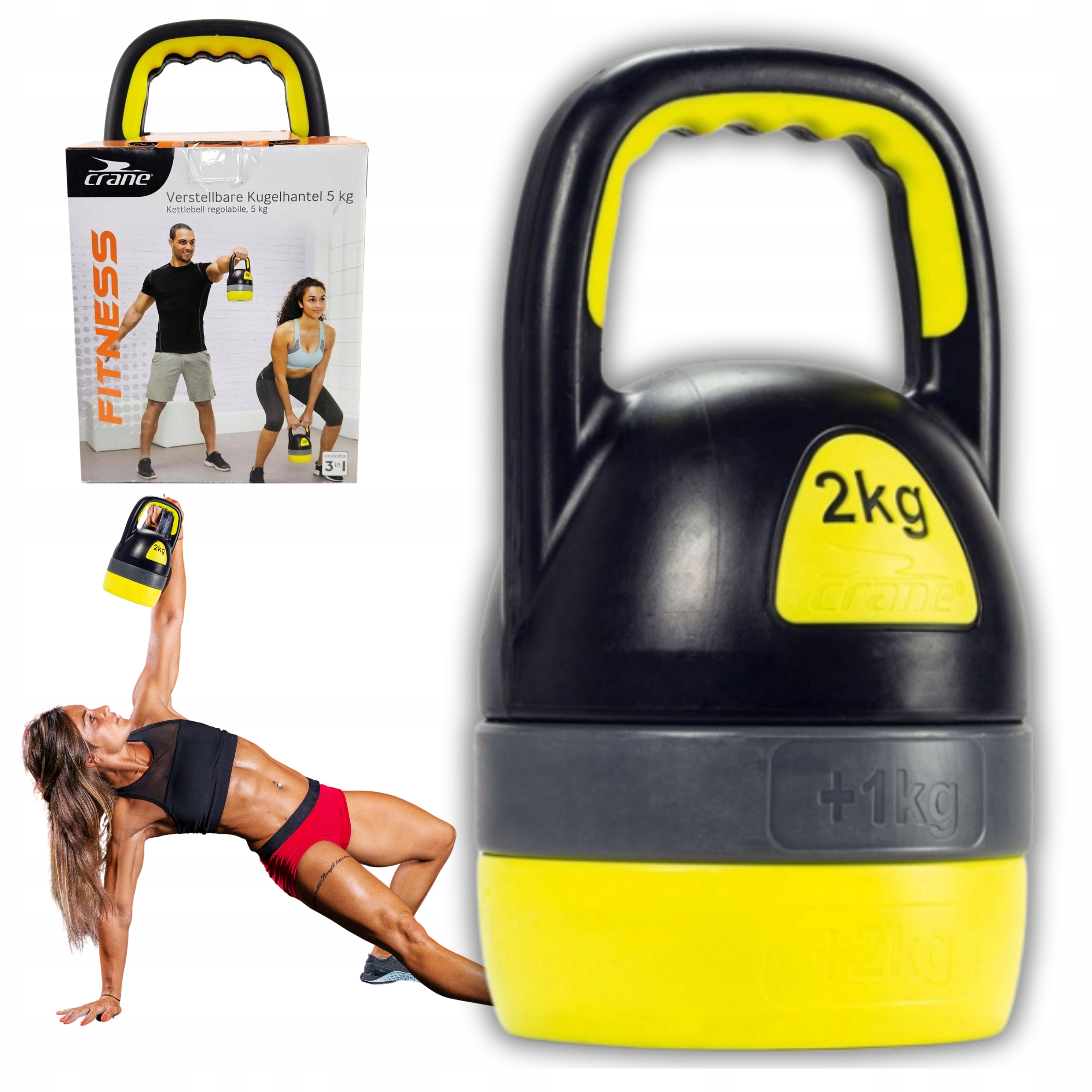 KETTLEBELLE-KETTLE-REGULOWANY-ODWAZNIK-DUZY-UCHWYT-5-4-3-2kg-CIEZAR