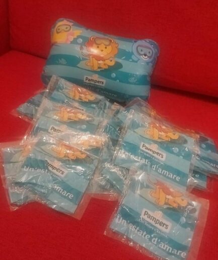 Set da 21 Cuscinetti Pampers Gonfiabili Gadget Consigliato x Feste