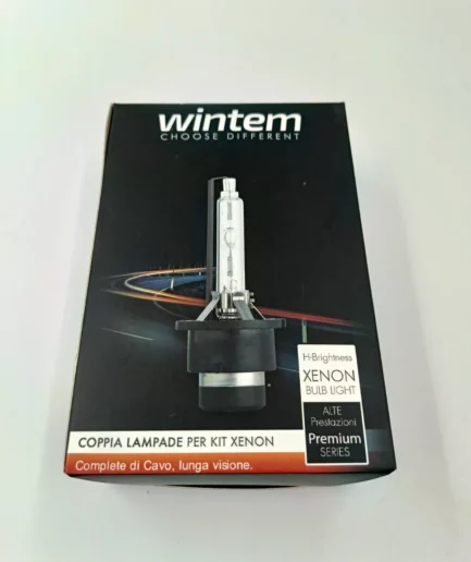 Kit Coppia Lampade Fari Auto Wimtem Xenon H1 8000K 35W 12V