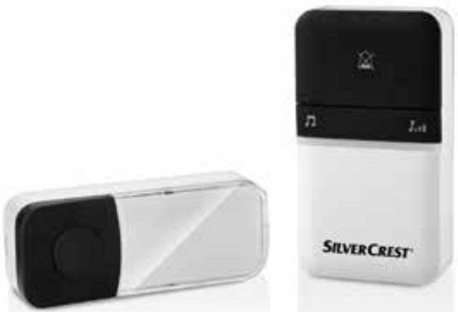 SILVERCREST-STKK-16-B1-Wireless-Battery-Free-Doorbell